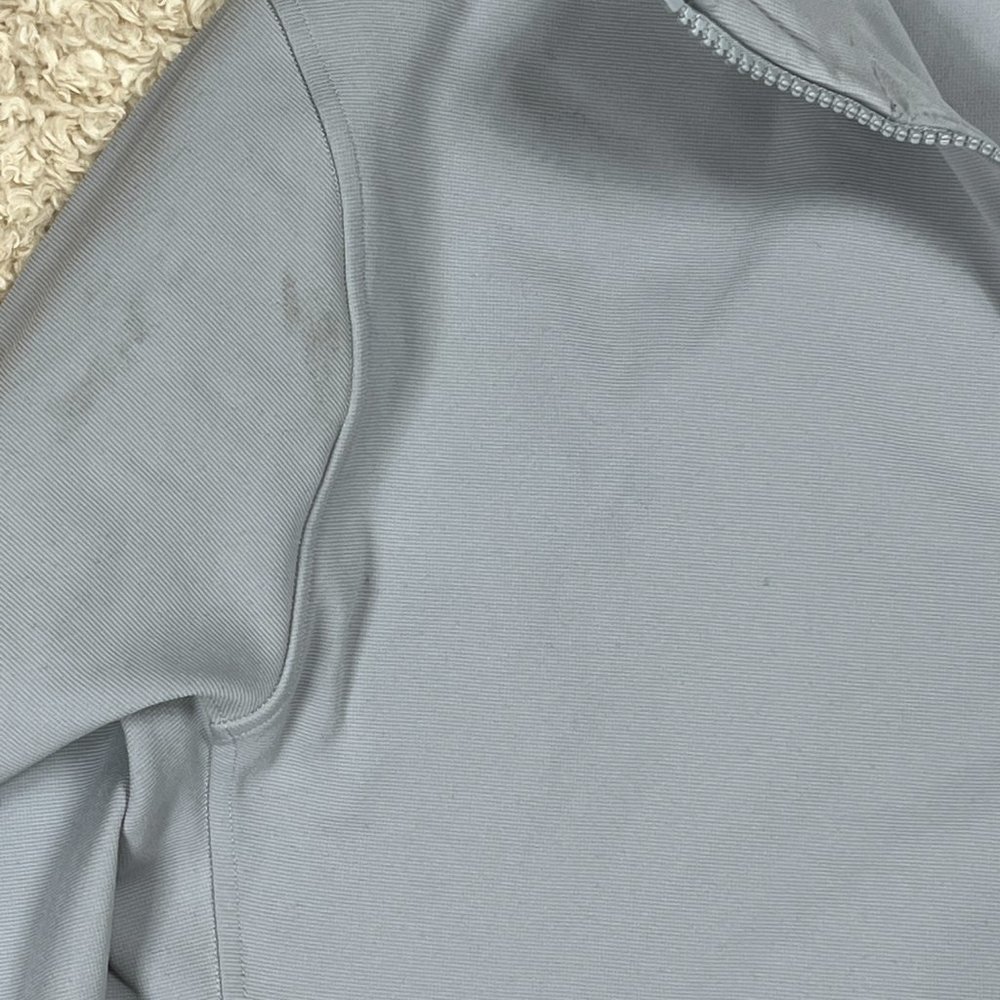 Lululemon City Sweat Track Jacket Smoke Gray Full Zip Up Athleisure Mens Size L - Picture 4 of 7